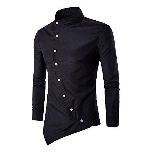 Weißes Hemd Herren Regular Fit Bügelfrei Mit Geradem Schnitt Businesshemden Und Freizeithemden Für Männer Anzug Hemd Business Slim Fit Langarm Herrenhemd Stretch Langarm Hemd Modische Casual von MeiLyviba