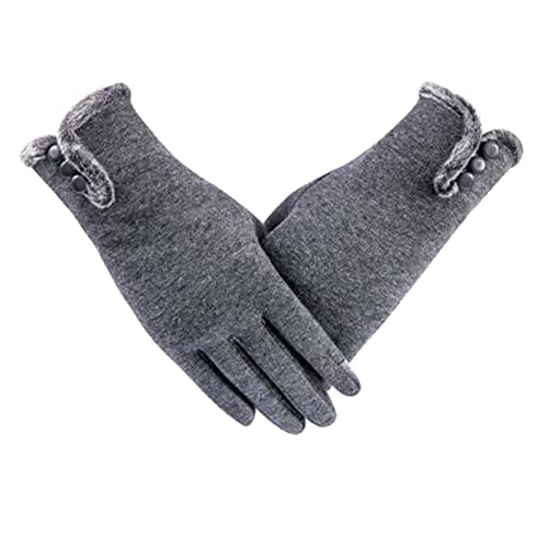 Damen Winter Handschuhe Touchscreen Handschuhe Warmer Plüsch Handschuh Gefüttert Winddicht Handschuhe Dicke Winterhandschuhe Frauen Damen und Mädchen von MeiPing