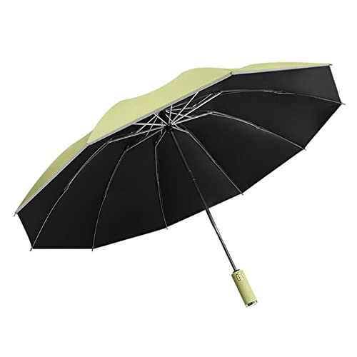 Meichoon Umgekehrter faltbarer Regenschirm, winddicht, UPF 50+, 99% UV-Schutz mit reflektierendem Sicherheitsstreifen, automatische Ein-Knopf zum automatischen Öffnen und Schließen von Meichoon