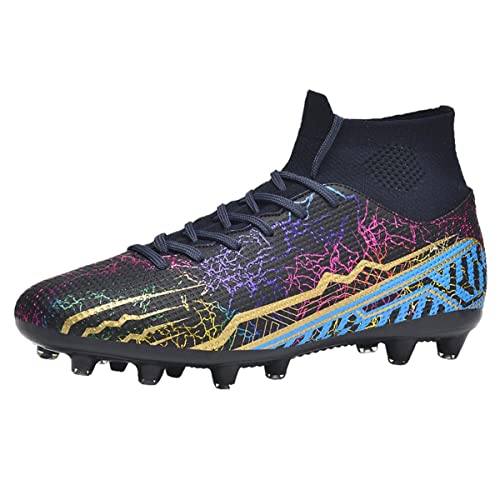 Meidiastra Fußballschuhe Herren Fußball High Top Spikes Cleats Jugendliche Outdoor Professionelle Trainingsschuhe Turnschuhe Fußball Stiefel Gr.35-47 von Meidiastra