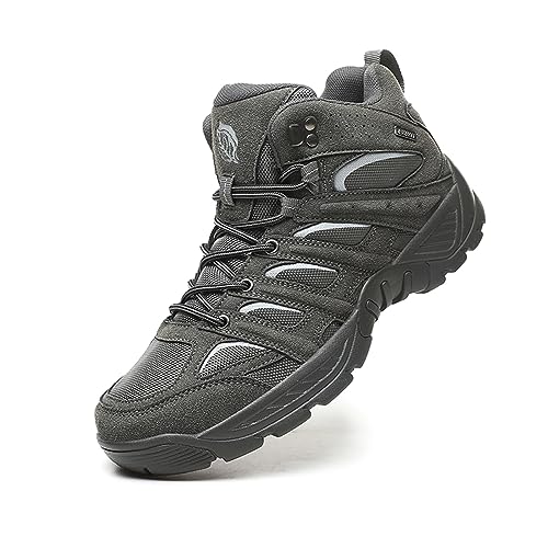 Meidiastra Stiefel Herren Militär Einsatzstiefel Army Combat Boots Verschleißfest rutschfeste Outdoor Trekkingschuhe Grau41 Meidiastra Stiefel Herren Militär Einsatzstiefel Army Combat Boots Verschleißfest rutschfeste Outdoor Trekkingschuhe Grau41 von Meidiastra