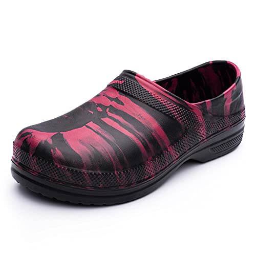 Meidiastra Unisex Erwachsene Wasserdicht rutschfest Arbeitsschuhe Herren Damen Garten Clogs Gartenschuhe Küchenschuhe Kochschuhe Arbeits Sicherheitsclog EU36-49 von Meidiastra