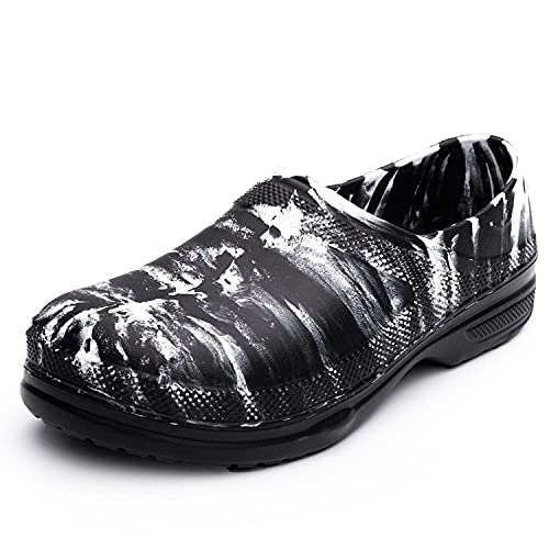 Meidiastra Unisex Erwachsene Wasserdicht rutschfest Arbeitsschuhe Herren Damen Garten Clogs Gartenschuhe Küchenschuhe Kochschuhe Arbeits Sicherheitsclog EU36-49 von Meidiastra