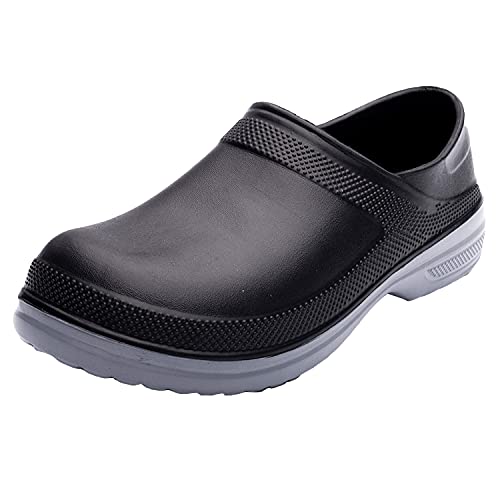 Meidiastra Unisex Erwachsene Wasserdicht rutschfest Arbeitsschuhe Herren Damen Garten Clogs Gartenschuhe Küchenschuhe Kochschuhe Arbeits Sicherheitsclog EU36-49 von Meidiastra