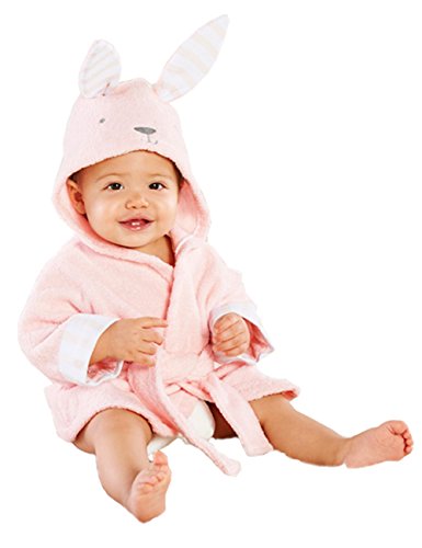 Meihuida Mädchen Jungen Baby & Fleece Bademantel Robe Super weicher Fleece Bademantel (1-2 Jahre, Kaninchen) von Meihuida
