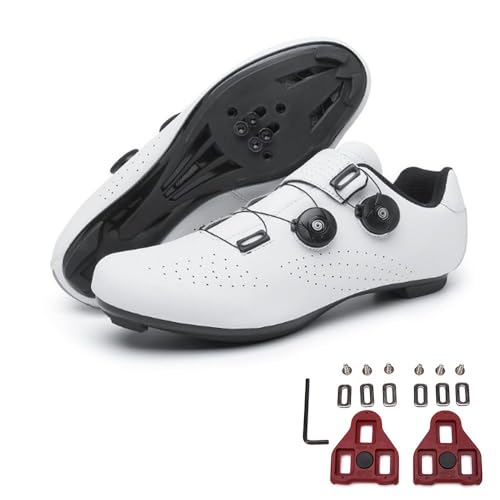 Mateju Fahrradschuhe Herren Damen Rennradschuhe Kompatibel mit Look SPD-SL Delta Lock Pedal Reitschuhe,Draussen Atmungsaktive Radschuhe Leichte Schuhe Rennrad Schuhe von Meiju