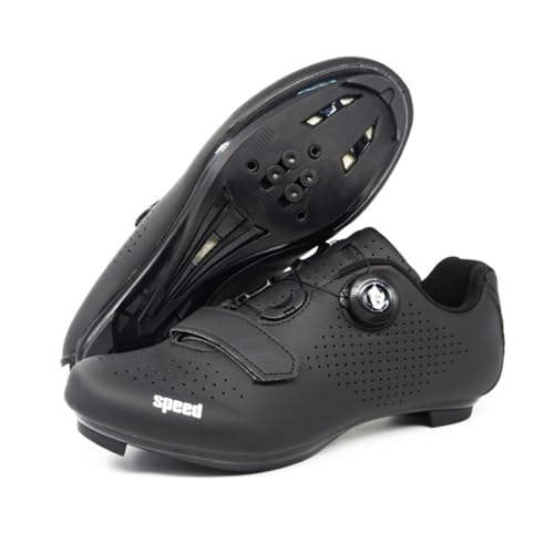 Mateju Fahrradschuhe Herren Damen Rennradschuhe Kompatibel mit Look SPD-SL Delta Lock Pedal Reitschuhe,Draussen Atmungsaktive Radschuhe Leichte Schuhe Rennrad Schuhe von Meiju