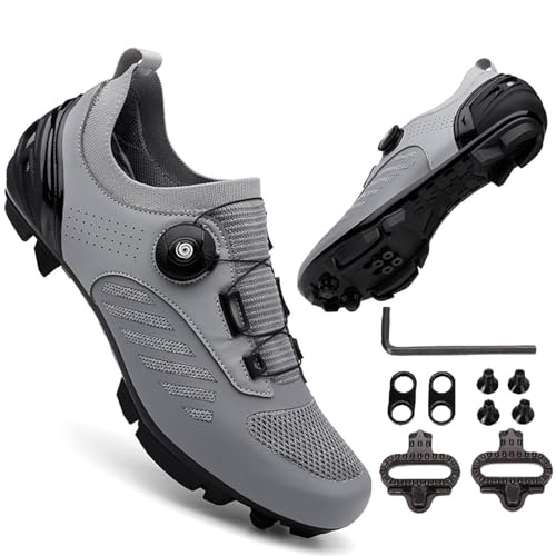 Mateju Fahrradschuhe Herren und Damen, MTB Schuhe Herren und Rennrad Schuhe Damen SPD Schuhe Unisex Rennradschuhe Herren Mit Cleats Leichte Mountainbike Schuhe Für Innen Außen Mateju Fahrradschuhe Herren und Damen, MTB Schuhe Herren und Rennrad Schuhe Damen SPD Schuhe Unisex Rennradschuhe Herren Mit Cleats Leichte Mountainbike Schuhe Für Innen Außen von Meiju
