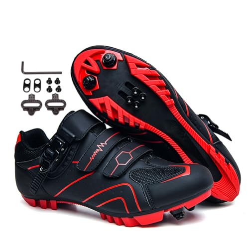 Mateju Fahrradschuhe Herren und Damen, Unisex Rennradschuhe Atmungsaktive MTB Schuhe Radschuhe MTB Leichte Mountainbike Schuhe Rennrad Schuhe Draussen von Meiju