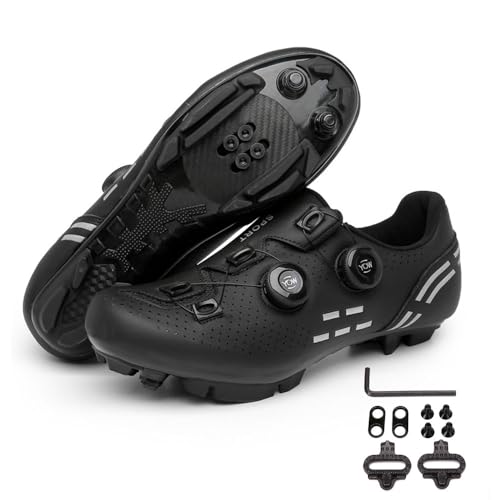 Mateju Moutntain Fahrradschuhe Herren Damen MTB Schuhe SPD Mountainbike Schuhe Unisex Atmungsaktive MTB Schuhe Radschuhe von Meiju