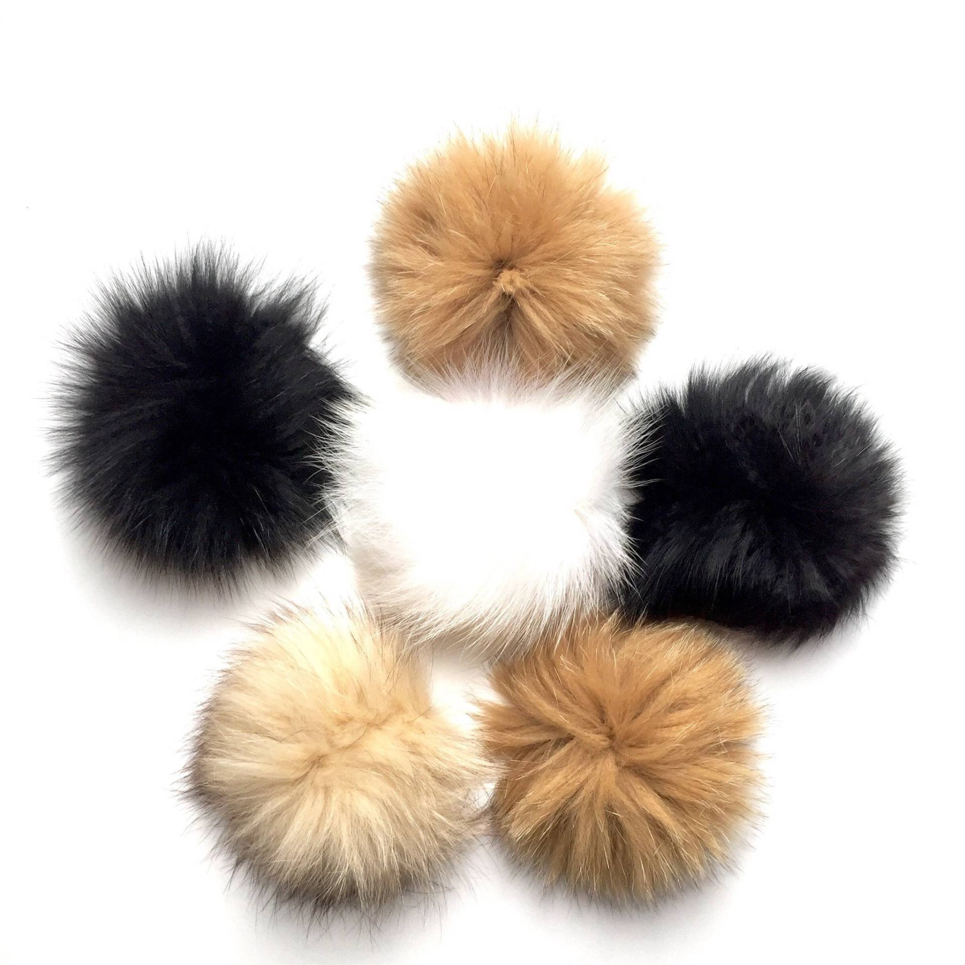 Pompoms Recycled Fuchsfell, Abnehmbare Pompoms, Für Hüte, Haarball, Bommel Hut, Pom Poms Pompoms Recycled Fuchsfell, Abnehmbare Pompoms, Für Hüte, Haarball, Bommel Hut, Pom Poms von MeikaaShop