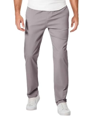 Meilicloth Herren Chino Hose Anzughose Herren Chinohose Stretchhose Herren Baumwolle Sporthose Casual Freizeithose mit Enger Passform Grau 38 von Meilicloth