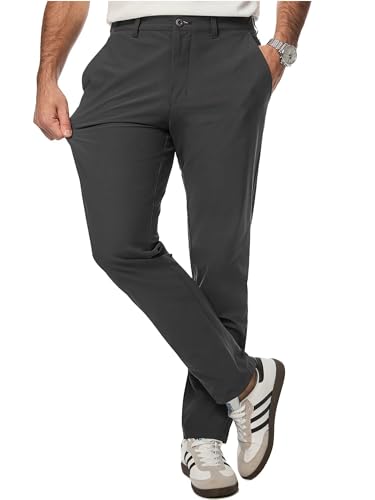 Meilicloth Herren Chino Hose Anzughose Herren Chinohose Stretchhose Herren Sporthose Casual Freizeithose mit Enger Passform A Parchment 40 von Meilicloth