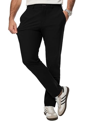Meilicloth Herren Chino Hose Anzughose Herren Chinohose Stretchhose Herren Sporthose Casual Freizeithose mit Enger Passform A Schwarz 40 Meilicloth Herren Chino Hose Anzughose Herren Chinohose Stretchhose Herren Sporthose Casual Freizeithose mit Enger Passform A Schwarz 40 von Meilicloth
