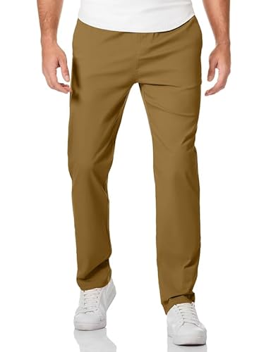Meilicloth Herren Chino Hose Chinohose Stretchhose Jogginghose Herren Baumwolle Sporthose Casual Freizeithose mit Enger Passform mit Taschen Braun 36 Meilicloth Herren Chino Hose Chinohose Stretchhose Jogginghose Herren Baumwolle Sporthose Casual Freizeithose mit Enger Passform mit Taschen Braun 36 von Meilicloth