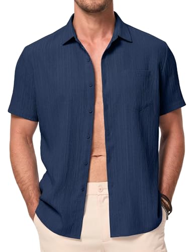Meilicloth Herren Hemd Kurzarm Hawaiihemd Freizeithemd Regular fit Casual Strand Sommerhemd Shirt Casual Mode Regular Fit Party Strand Blau M Meilicloth Herren Hemd Kurzarm Hawaiihemd Freizeithemd Regular fit Casual Strand Sommerhemd Shirt Casual Mode Regular Fit Party Strand Blau M von Meilicloth