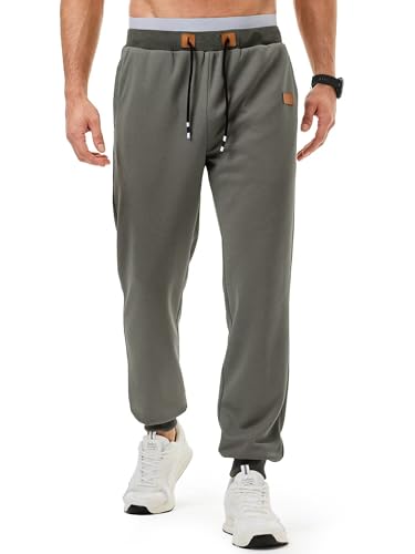 Meilicloth Herren Jogginghose Trainingshose Sporthose Fitness Jogger Sweatpants Herren Casual Freizeithose mit Zipper Taschen Regular Fit Dunkel Grau L Meilicloth Herren Jogginghose Trainingshose Sporthose Fitness Jogger Sweatpants Herren Casual Freizeithose mit Zipper Taschen Regular Fit Dunkel Grau L von Meilicloth