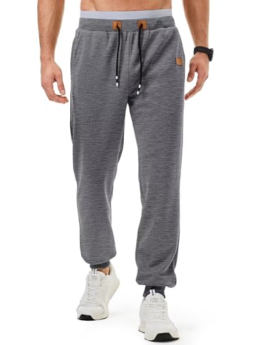 Meilicloth Herren Jogginghose Trainingshose Sporthose Fitness Jogger Sweatpants Herren Casual Freizeithose mit Zipper Taschen Regular Fit Marine Blau M Meilicloth Herren Jogginghose Trainingshose Sporthose Fitness Jogger Sweatpants Herren Casual Freizeithose mit Zipper Taschen Regular Fit Marine Blau M von Meilicloth