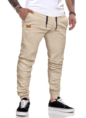 Meilicloth Jogginghose Herren Lang Trainingshose Herren Sporthose Freizeithose Lang Outdoor Wanderhose Aprikose 2XL Meilicloth Jogginghose Herren Lang Trainingshose Herren Sporthose Freizeithose Lang Outdoor Wanderhose Aprikose 2XL von Meilicloth