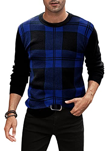 Meilicloth Pullover Herren Winter Rundhals Winterpullover Basic Strickpullover Feinstrick Sweaters Kaschmir Wollpullover Casual Langarmshirts Pullover Männer Pulli Navy blau L Meilicloth Pullover Herren Winter Rundhals Winterpullover Basic Strickpullover Feinstrick Sweaters Kaschmir Wollpullover Casual Langarmshirts Pullover Männer Pulli Navy blau L von Meilicloth