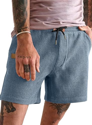 Meilicloth Shorts Herren Sport Kurze Hosen Herren Kurze Sporthose Casual Sommershorts Kurz Jogginghose Freizeithose Herren Leicht Sportshorts Sommer Herrenshorts Sweat Shorts Marineblau 32 von Meilicloth