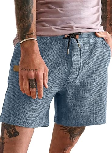 Meilicloth Shorts Herren Sport Kurze Hosen Herren Kurze Sporthose Casual Sommershorts Kurz Jogginghose Freizeithose Herren Leicht Sportshorts Sommer Herrenshorts Sweat Shorts Marineblau 34 von Meilicloth