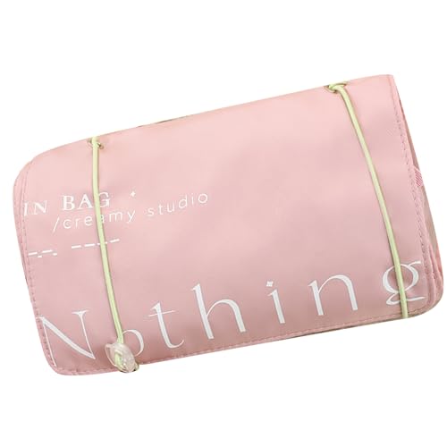 Abnehmbare Kosmetiktasche, große Kapazität, Kulturbeutel, aufrollbar, Make-up-Pinselhalter, für Damen und Herren, abnehmbarer Kulturbeutel, Reisekosmetik, a, Mass Beauty von Meiliyizu