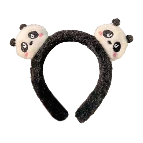 Einzigartiges Panda-Plüsch-Stirnband für Damen, koreanischer Stil, Haarband, Kopfschmuck, modisches Haar-Accessoire für Gesichtswäsche von Meiliyizu