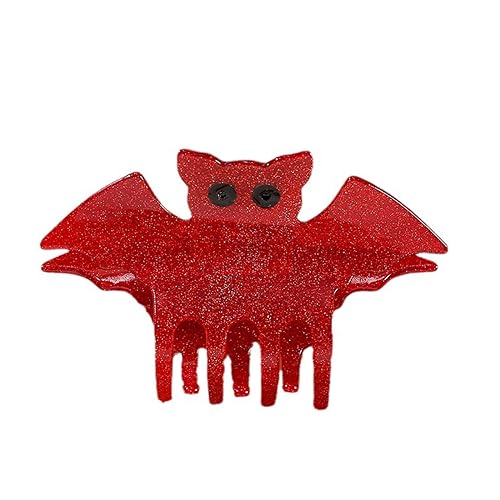Fledermaus-Haarspangen für Mädchen und Damen, Halloween-Kostüm, Haarschmuck, Party-Dekoration, Acryl-Haarspange Fledermaus-Haarspangen für Mädchen und Damen, Halloween-Kostüm, Haarschmuck, Party-Dekoration, Acryl-Haarspange von Meiliyizu