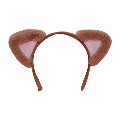 Haarreif für Damen und Mädchen, Cartoon-Form für Ohren, mehrfarbig, Haarreifen, Make-up, Waschen, Gesicht, Weihnachten, Party, Kopfschmuck von Meiliyizu