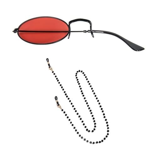 Halloween Alastor Kostüm Zubehör Teufelshörner Haarspangen Monokular mit Kette für Mottoparty Halloween Alastor Kostüm Zubehör Teufelshörner Haarspangen Monokular mit Kette für Mottoparty von Meiliyizu