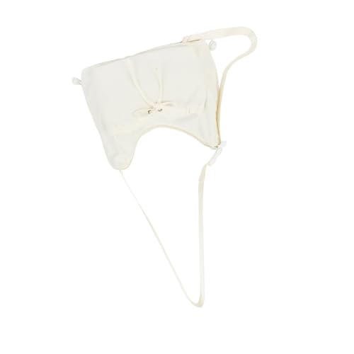 Meiliyizu Damen Fashion Umhängetasche Nylon Achselhöhle mit Schleifen Verzierungen und verstellbarem Riemen für verschiedene Anlässe Damen, beige, One Size von Meiliyizu