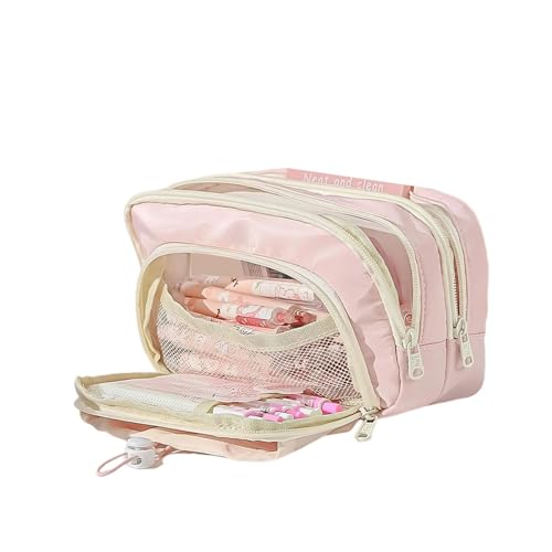 Meiliyizu Großes Federmäppchen, großes Fassungsvermögen, tragbare Stift-Organizer, Aufbewahrungstasche, Reise-Make-up-Tasche für Studenten, Teenager, Segeltuch, B Meiliyizu Großes Federmäppchen, großes Fassungsvermögen, tragbare Stift-Organizer, Aufbewahrungstasche, Reise-Make-up-Tasche für Studenten, Teenager, Segeltuch, B von Meiliyizu