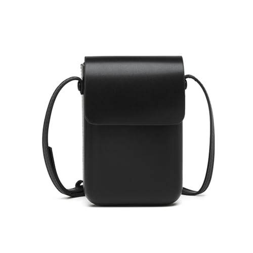 Meiliyizu Modische Damen-Umhängetasche, Handytasche, Schultertasche, PU-Leder, Kuriertasche, kleine Geldbörse für den täglichen Gebrauch, vertikale Umhängetasche, Herren, Handy, kleines Pendeln von Meiliyizu