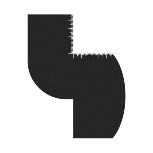 Multifunktionaler Haarlinienformer und Bart-Line-Up-Werkzeug mit präzisen Messschablonen für professionelle Friseure von Meiliyizu