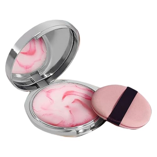 Tragbarer, ölabsorbierender Puderquaste für Damen, mattes Aussehen, Puderquaste für einfaches Auftragen von Gesichts-Make-up-Puder von Meiliyizu