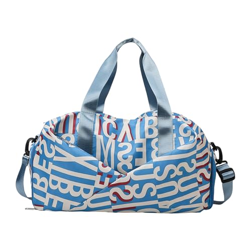 Wasserdichter Mehrzweck-Turnbeutel mit verstärkten Griffen und atmungsaktiven Fächern für Sport, Reisen, Trocken- und Nass-Trenntasche, e, Mass Beauty von Meiliyizu