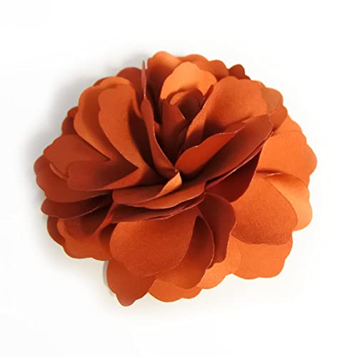 Meilliwish Kamelien Blume Haarklammer Brosche (A74)(Orange) von Meilliwish