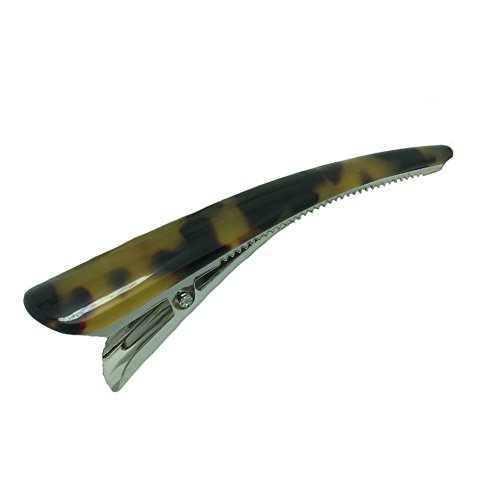 Meilliwish Leopard Hochzeit Frau Mädchen Krokodilklemme Haarnadel 1 Stück(A78)(Braun) von Meilliwish