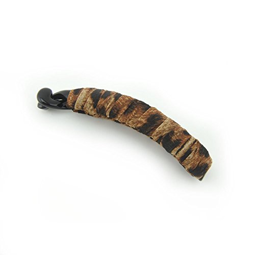 Meilliwish Stoff Edel Leopard Wunderschönen Bananen-Haarspange Haarspange für Frauen Mädchen (H72)(Brown) von Meilliwish