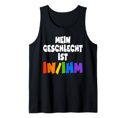 Herren Lustiges Schwul Gay Shirt Mein Geschlecht ist IN IHM Tank Top von Mein Geschlecht ist IN IHM T-Shirt Schwul Gay
