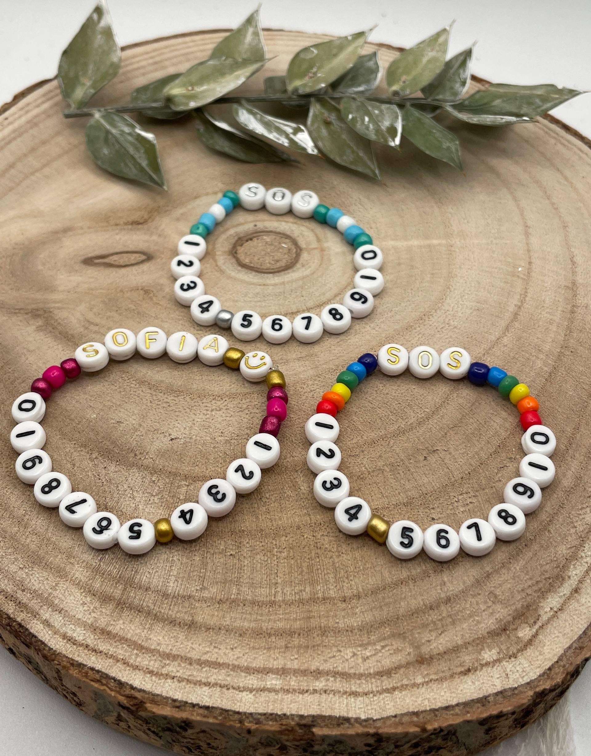Sos Armband Für Kinder Perlenarmband Kinderarmband von MeinHerzgefluester