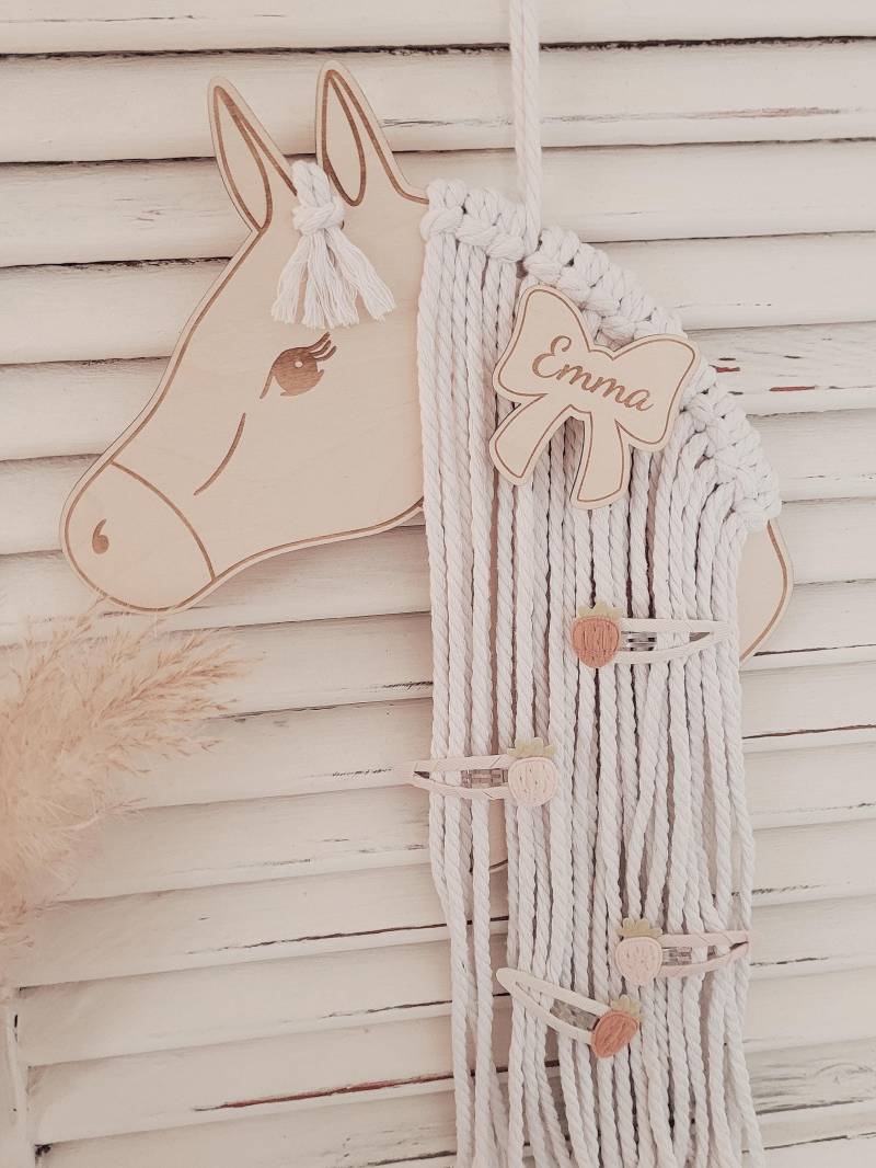 Haarspangenhalter "Pferdchen" von MeinHerzstueckchen