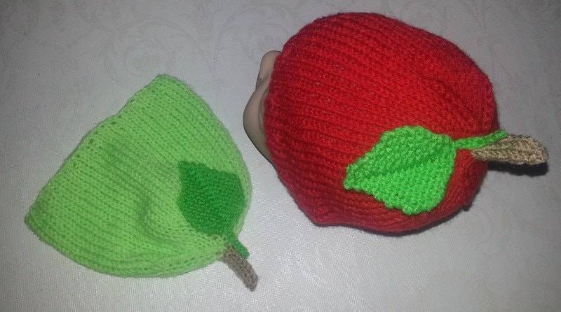 Apfel Mütze in Rot Oder Grün Apfelmütze 38-42 cm Apfel Mütze in Rot Oder Grün Apfelmütze 38-42 cm von MeinKruemelchen