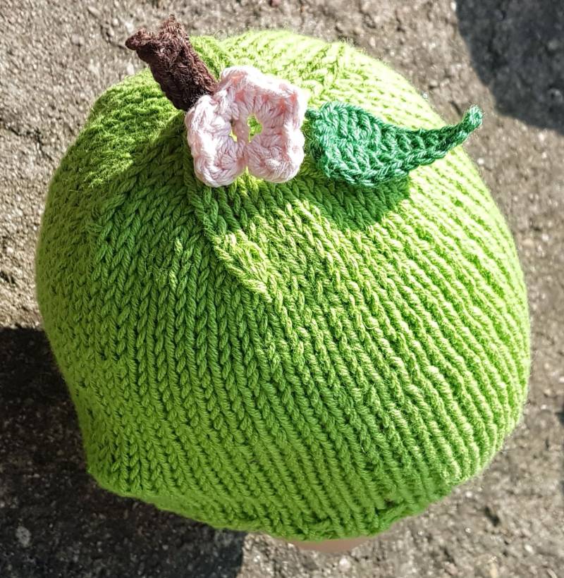 Apfelmütze Grüner Apfel Mütze Baumwolle Leinen Apfelmütze Grüner Apfel Mütze Baumwolle Leinen von MeinKruemelchen