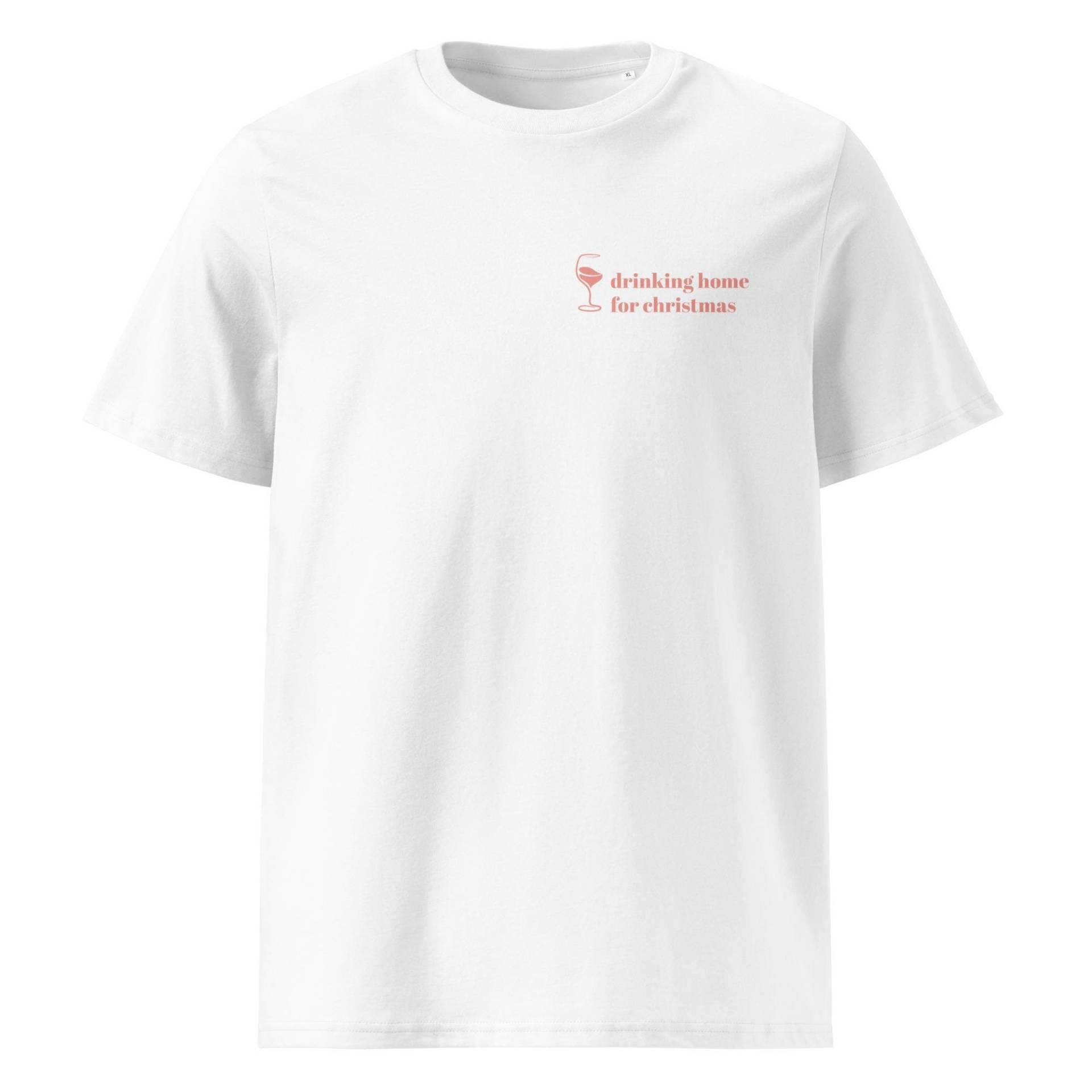 Christmas T-Shirt "Drinking Home For Christmas", X-Mas Shirt, Weihnachtsshirt Mit Weihnachtsmotiv, Weihnachtsspruch-T-Shirt von MeinLieblingsteilDE