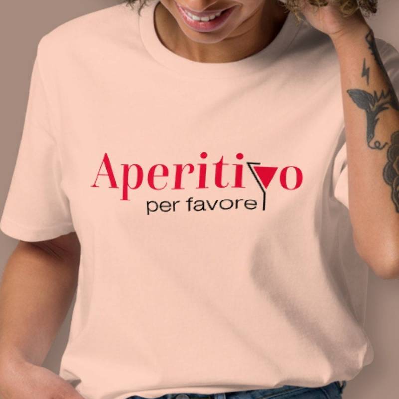 Schickes Aperitivo-T-Shirt - T-Shirt Für Alkoholliebhaber Skurrile Trinkkleidung, Aperitivo-statement-T-Shirt Getränke-Enthusiasten von MeinLieblingsteilDE