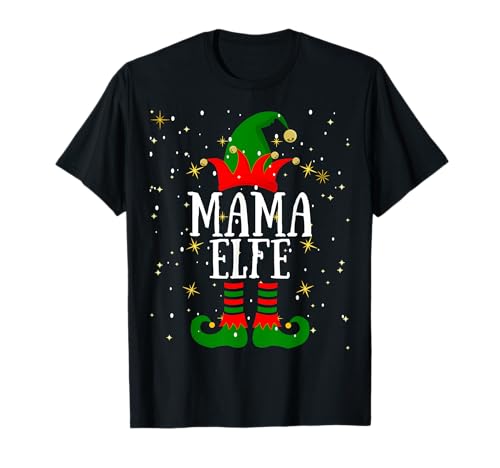 Mama Elfe Kostüme: Weihnachten Familie Elf Christmas T-Shirt von MeinShirt - Weihnachten Familie Elf
