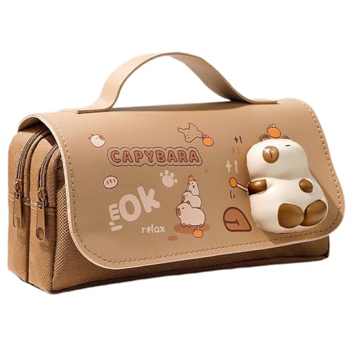 Meindin Panda Federmäppchen Große Kapazität Federmäppchen mit Fächern Schreibwaren Organizer Niedliche Tier Bleistift Tasche Bleistift Aufbewahrungsbox für Mädchen und Mädchen, Refer to von Meindin