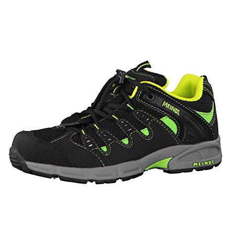 Meindl Respond Junior Unisex - Kinder Trekking und Wanderschuhe, Schwarz (Lemon/ Schwarz 22), 29 EU von Meindl